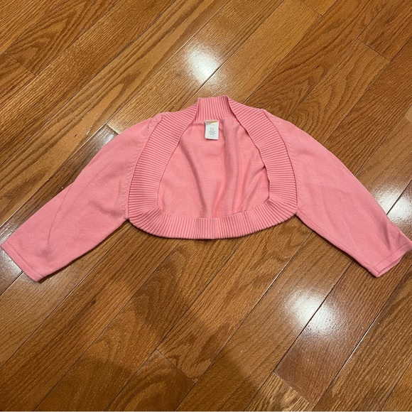 Gymboree Girls Pink Shrug Sweater Size M Medium 7/8 - Picture 1 of 5